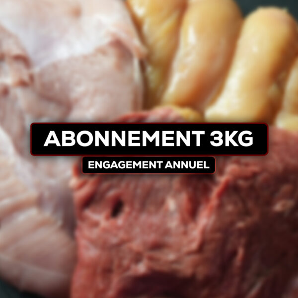 Abonnement viande 3 kg | Boucherie Halal en livraison mensuelle